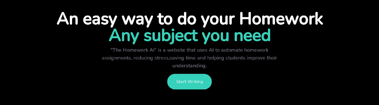 The Homework AI  