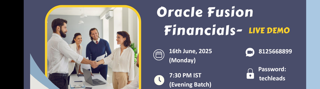 Master Oracle Fusion Financials Online Training Demo