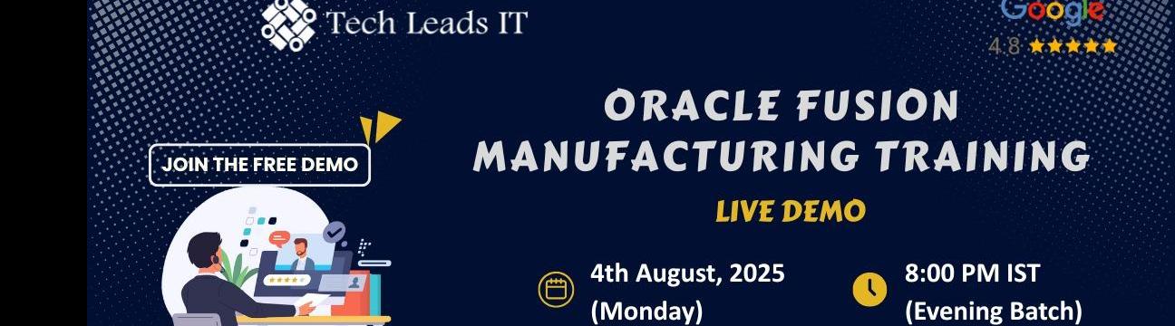 Oracle fusion manufacturing online training- Live Demo